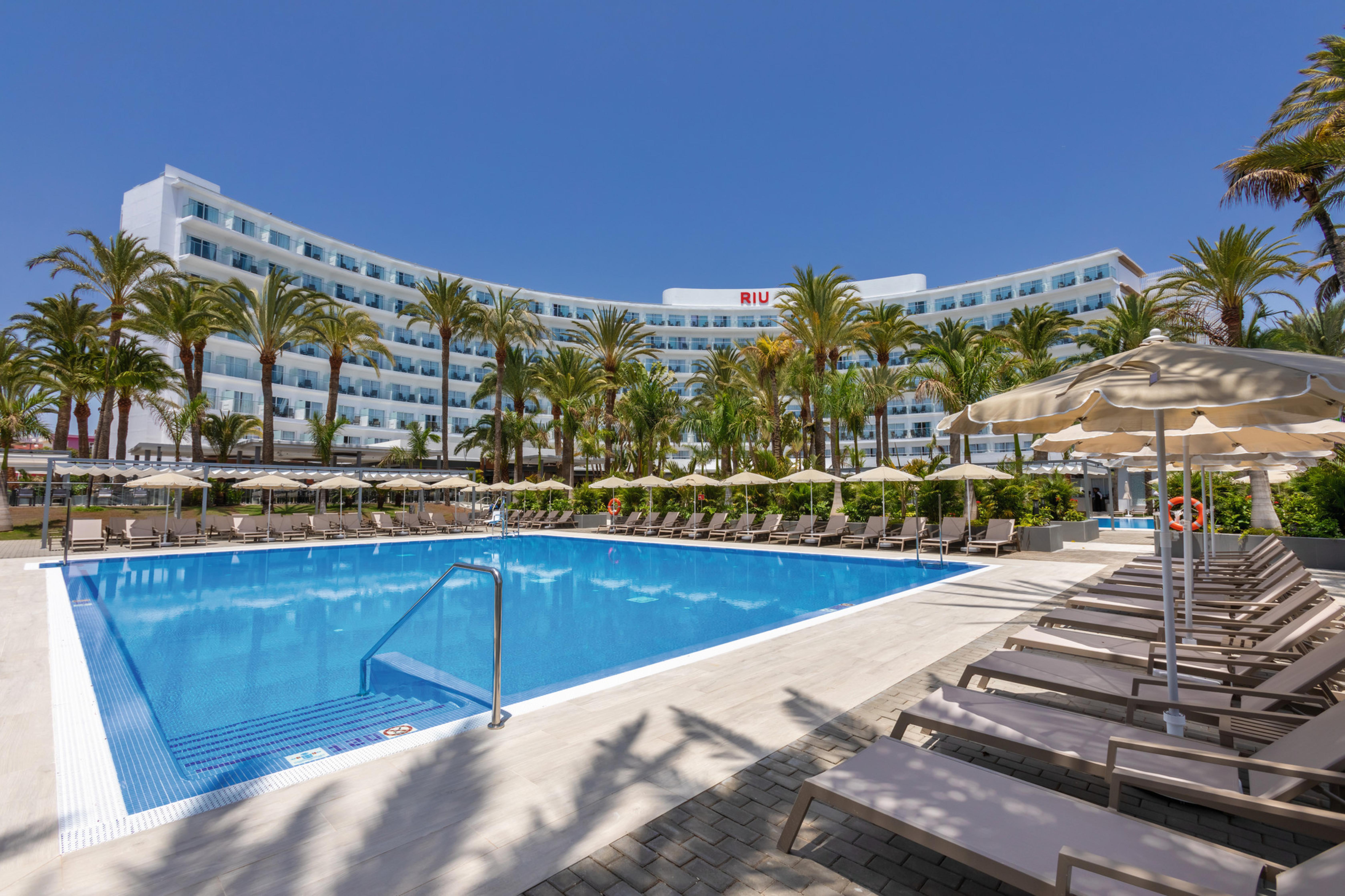 Riu Palace Palmeras 普拉亚戴尔雷安格莱斯 外观 照片